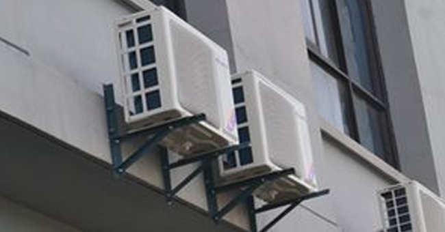 空调支架加固方法
